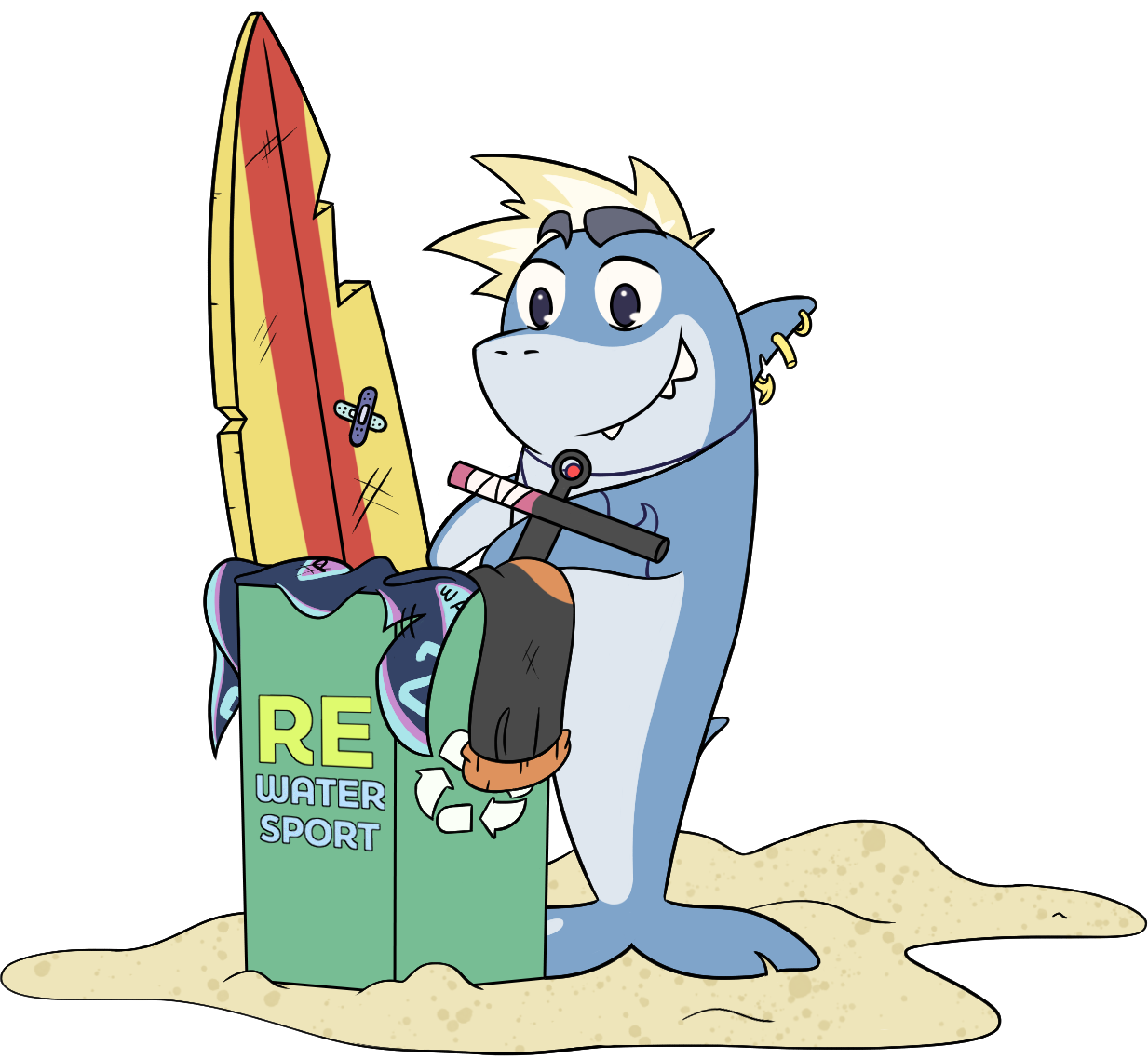 Rey mascotte di Rewatersport