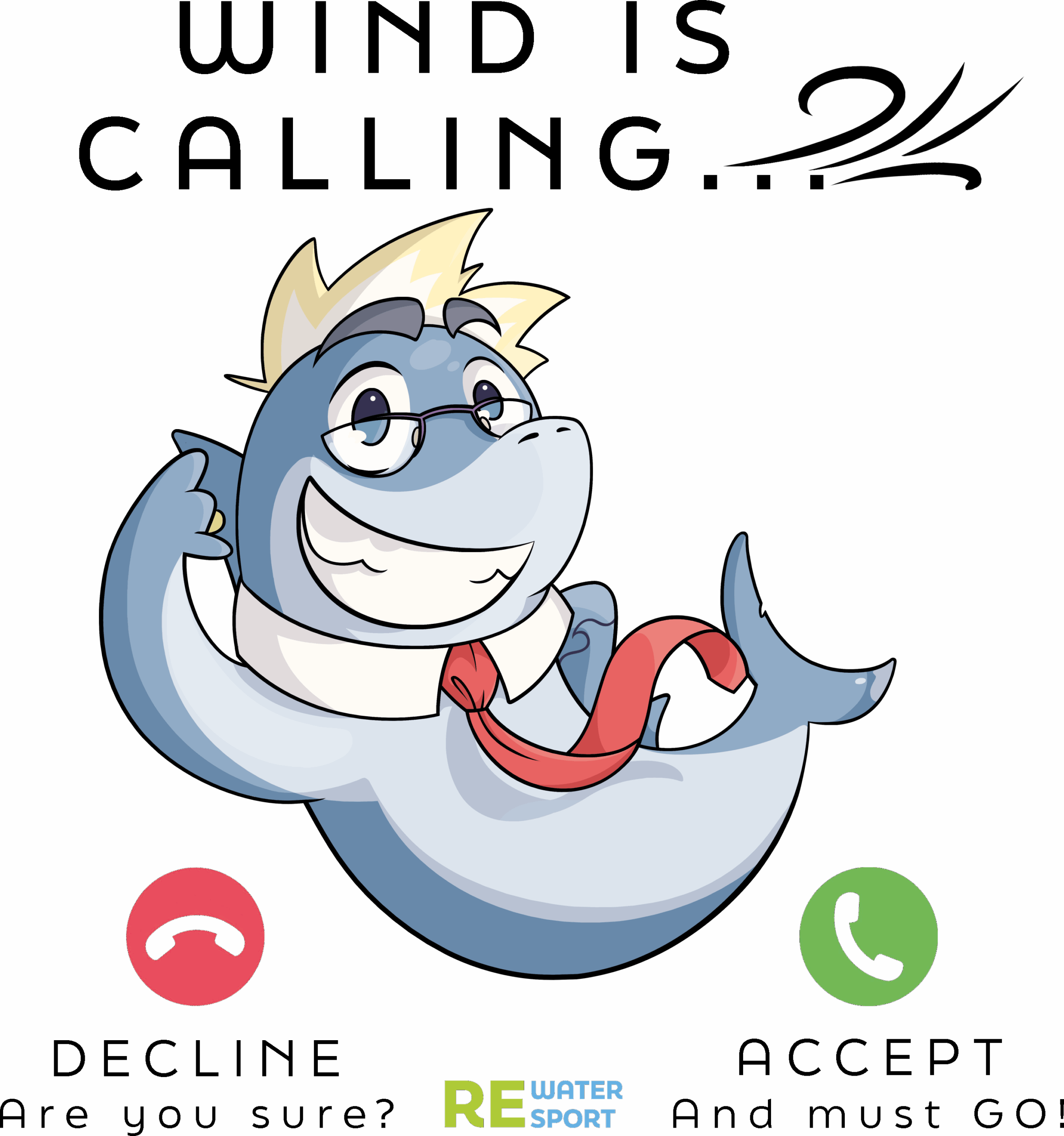 REY Design Wind is calling tshirt